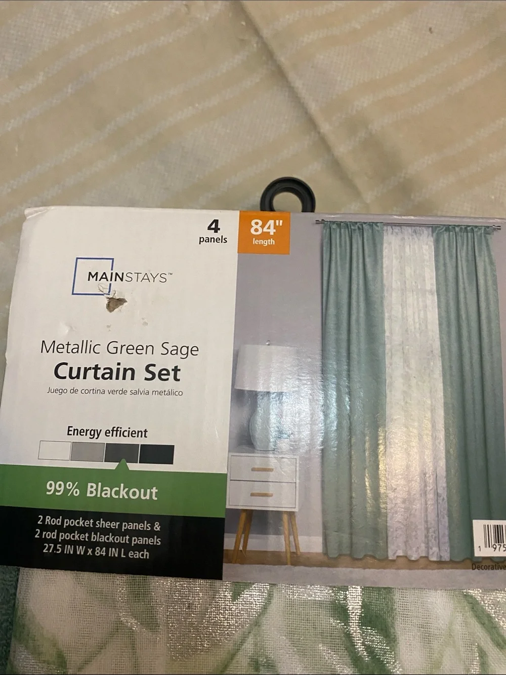 Mainstays curtain set